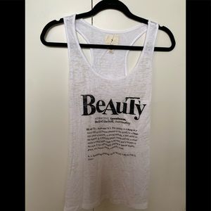 Racer back loose tank top